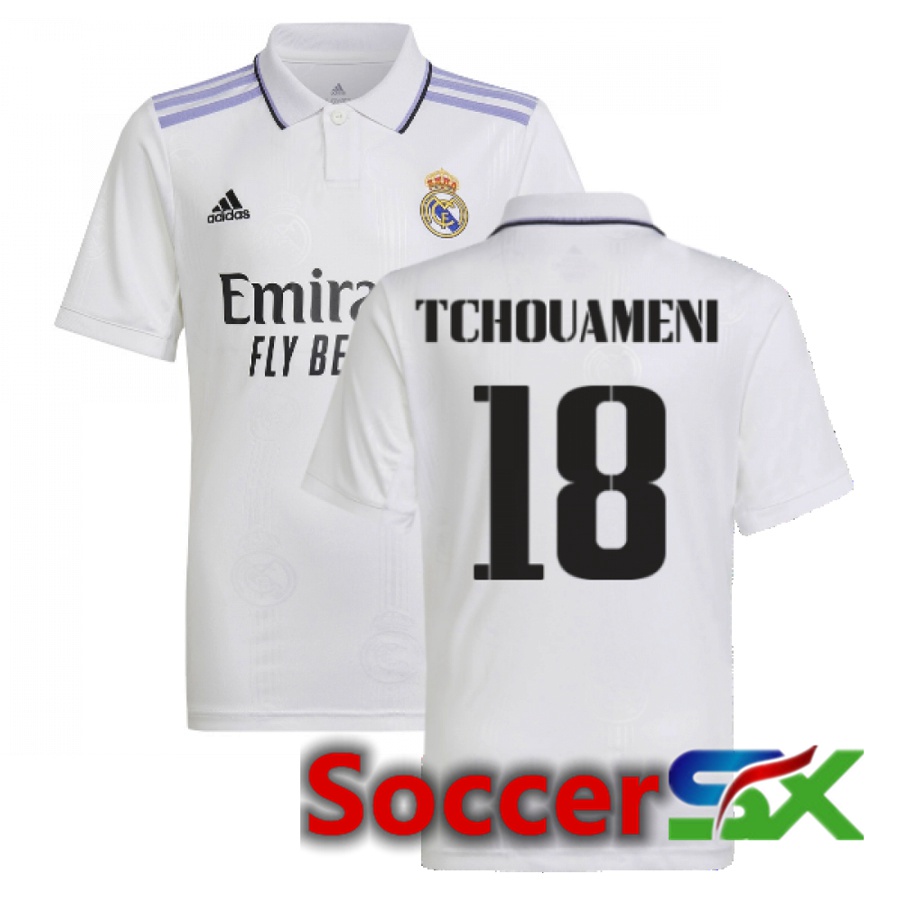 Real Madrid (Tchouameni 18) Home Jersey 2022/2023