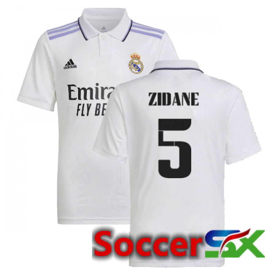 Real Madrid (Zidane 5) Home Jersey 2022/2023