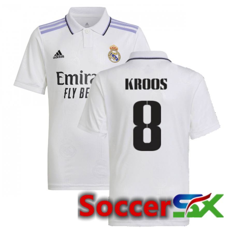 Real Madrid (Kroos 8) Home Jersey 2022/2023