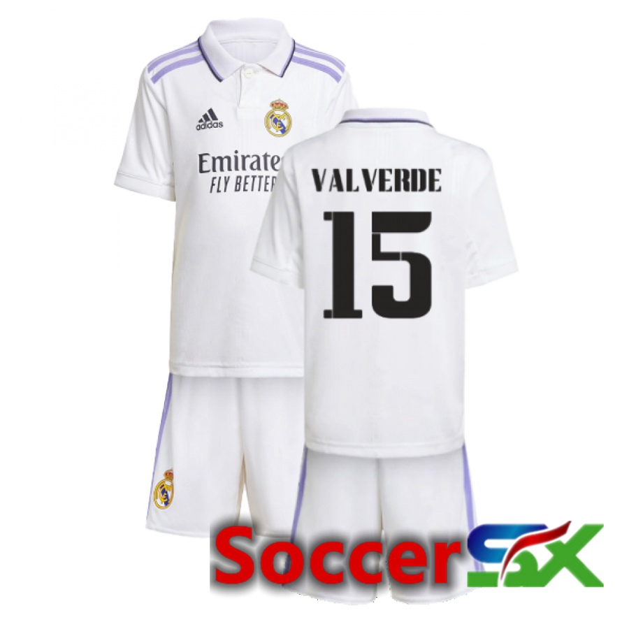 Real Madrid (ValGreen 15) Kids Home Jersey 2022/2023