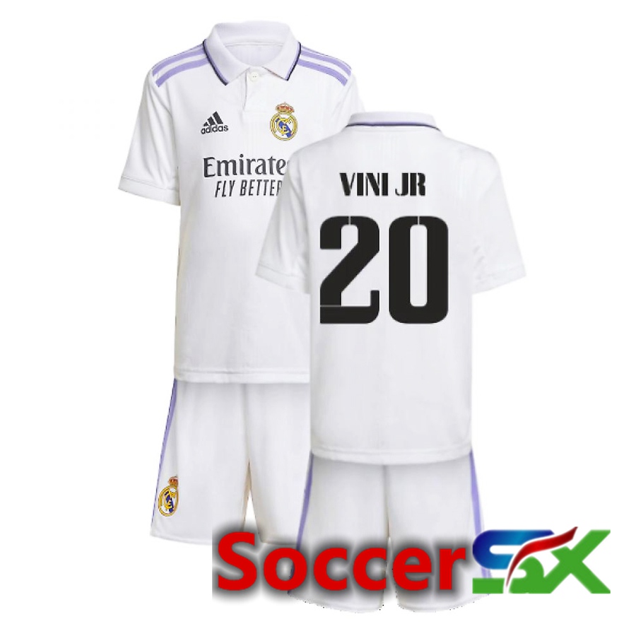 Real Madrid (Vini Jr 20) Kids Home Jersey 2022/2023