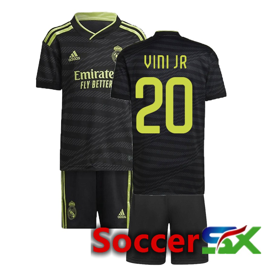 Real Madrid (Vini Jr 20) Kids Third Jersey 2022/2023