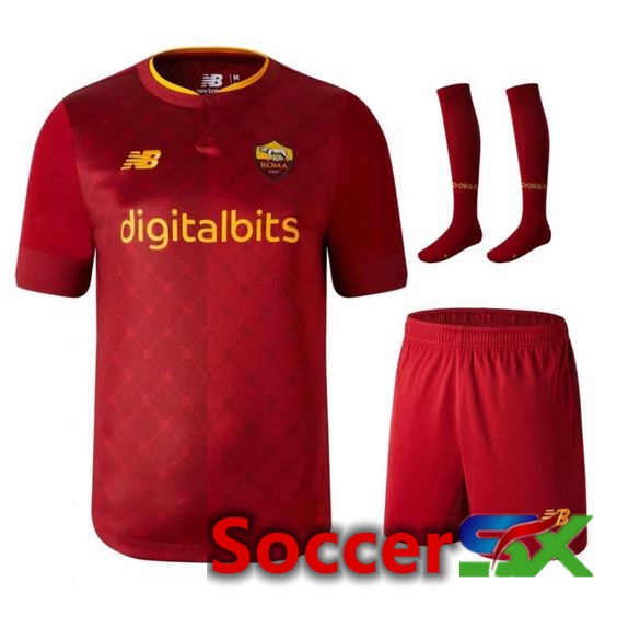 AS Roma Home Jersey (Shorts + Sock) 2022/2023