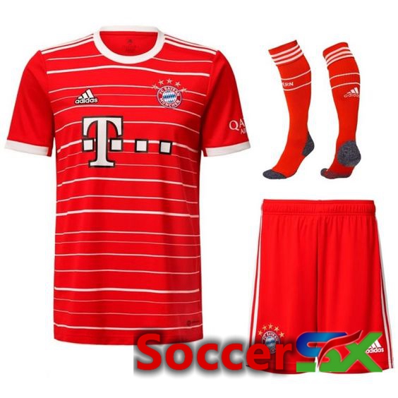 Bayern Munich Home Jersey (Shorts + Sock) 2022/2023