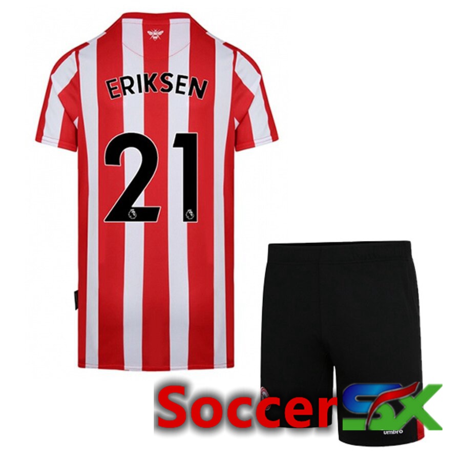 Brentford FC (ERIKSEN 21) Kids Home Jersey 2022/2023