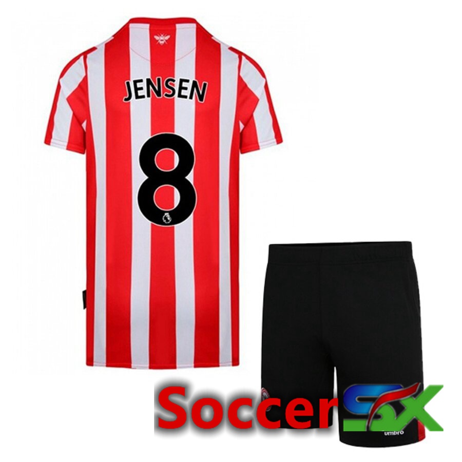 Brentford FC (JENSEN 8) Kids Home Jersey 2022/2023