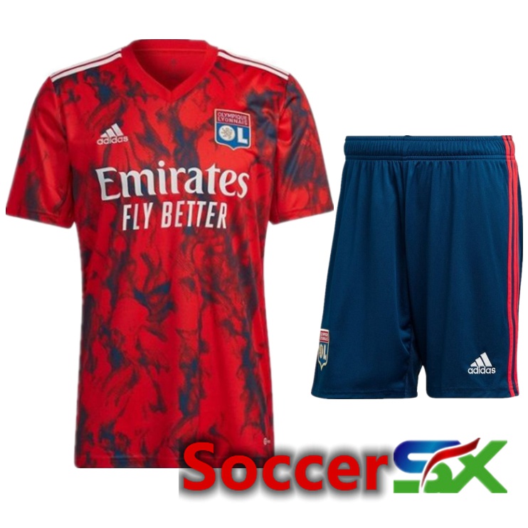 Lyon OL Away Jersey + Shorts 2022/2023