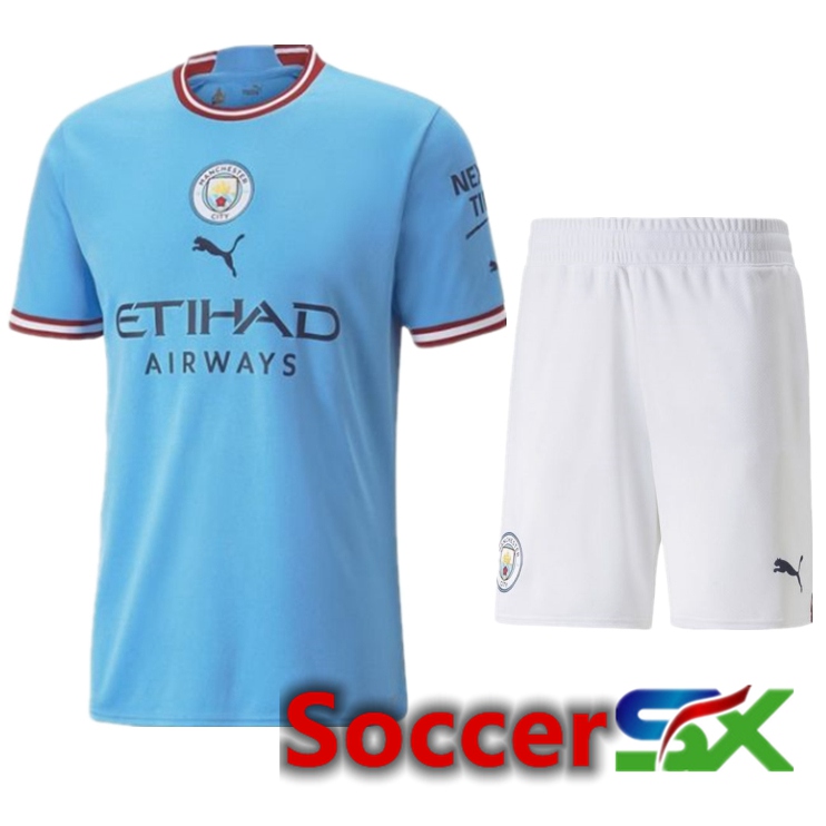 Manchester City Home Jersey + Shorts 2022/2023