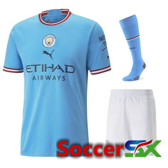 Manchester City Home Jersey (Shorts + Sock) 2022/2023