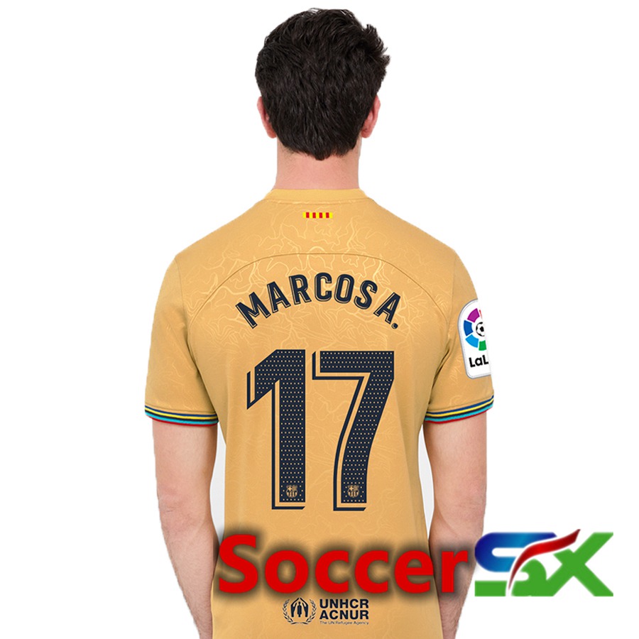 FC Barcelona (Marcos A.17) Away Jersey 2022/2023