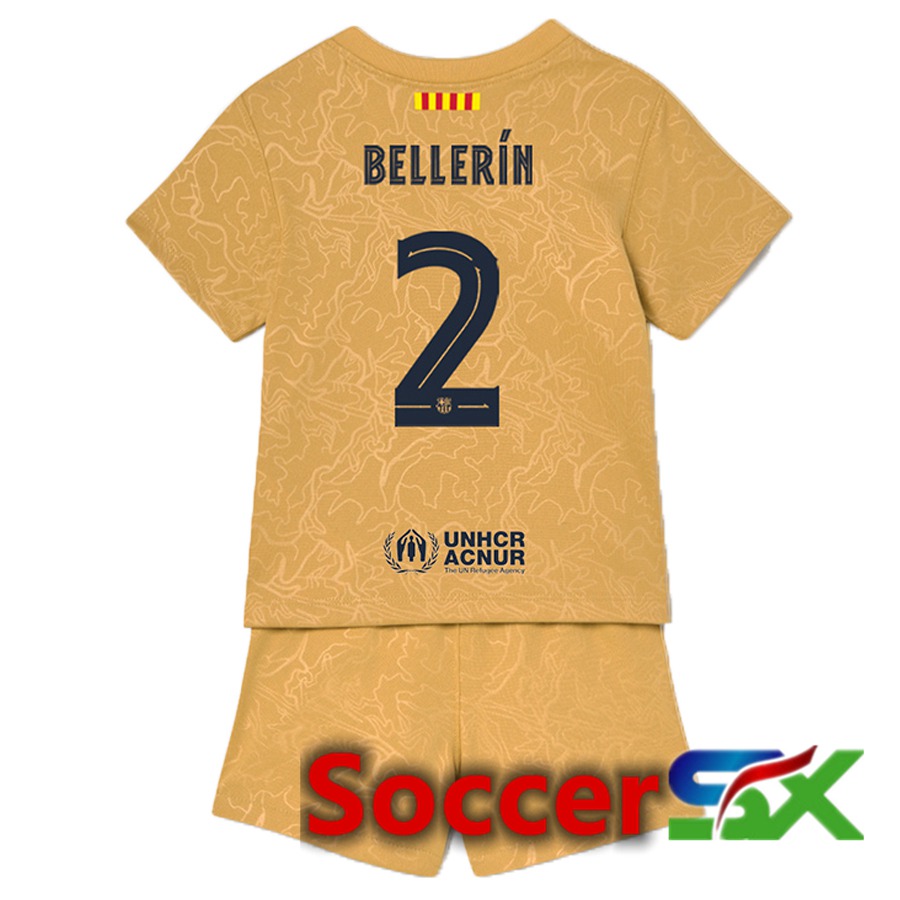 FC Barcelona (Bellerín 2) Kids Away Jersey 2022/2023