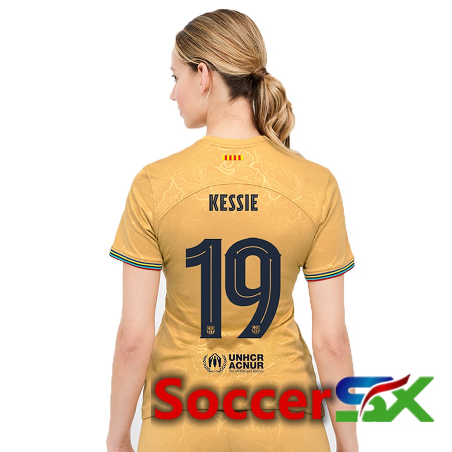 FC Barcelona (Kessie 19) Womens Away Jersey 2022/2023
