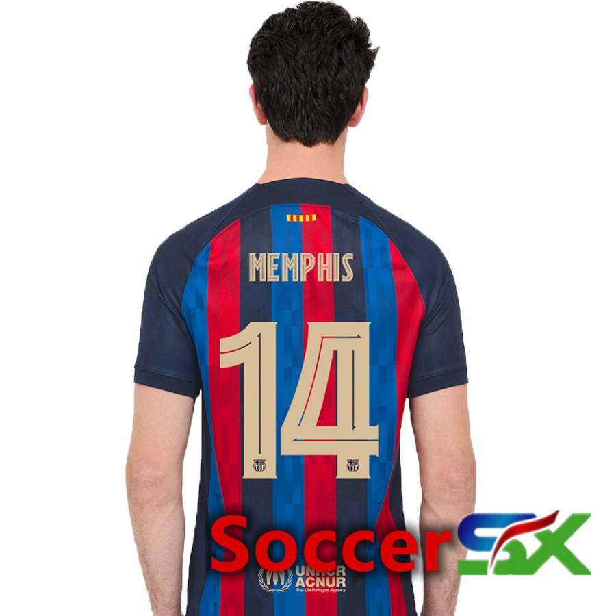 FC Barcelona (Memphis 14) Home Jersey 2022/2023