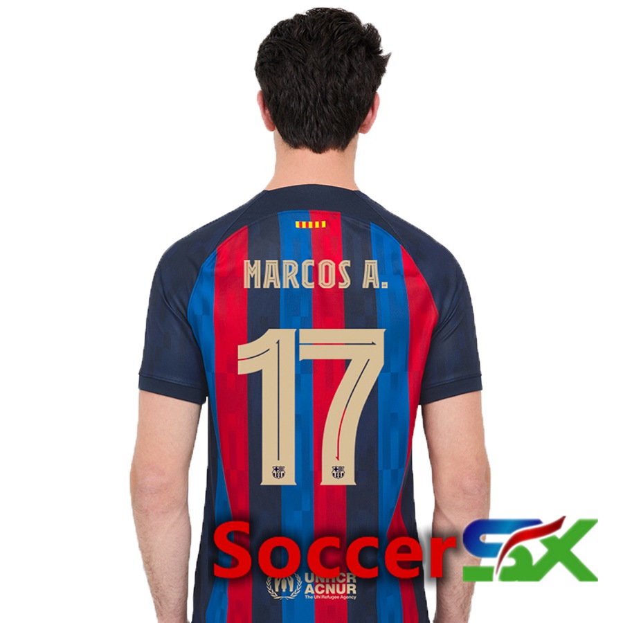 FC Barcelona (Marcos A.17) Home Jersey 2022/2023