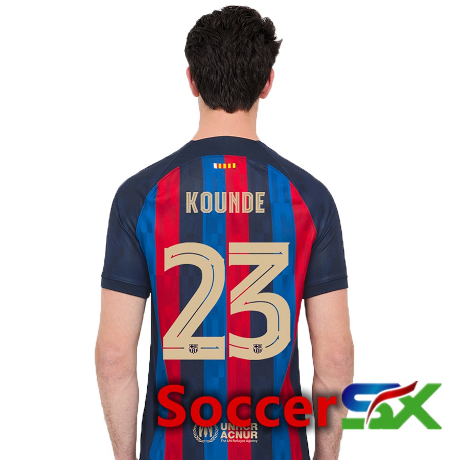 FC Barcelona (Kounde 23) Home Jersey 2022/2023