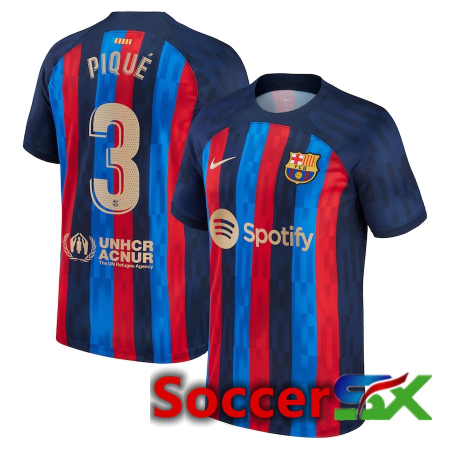 FC Barcelona (Piqué 3) Home Jersey 2022/2023