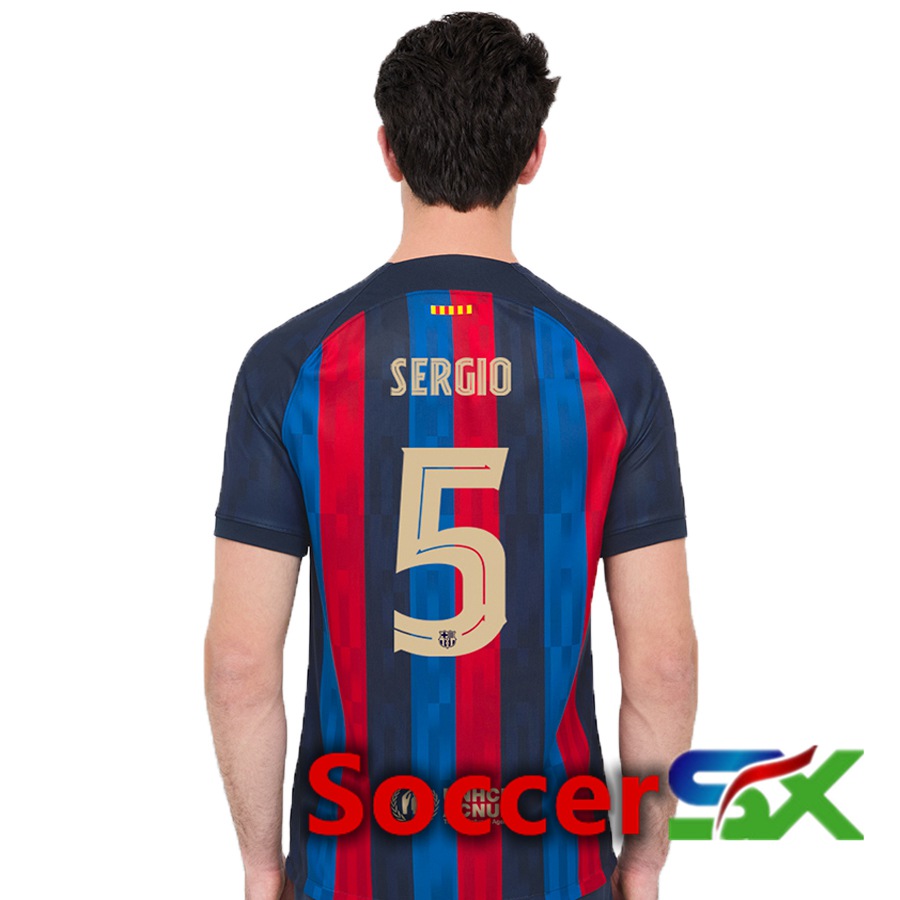 FC Barcelona (Sergio 5) Home Jersey 2022/2023