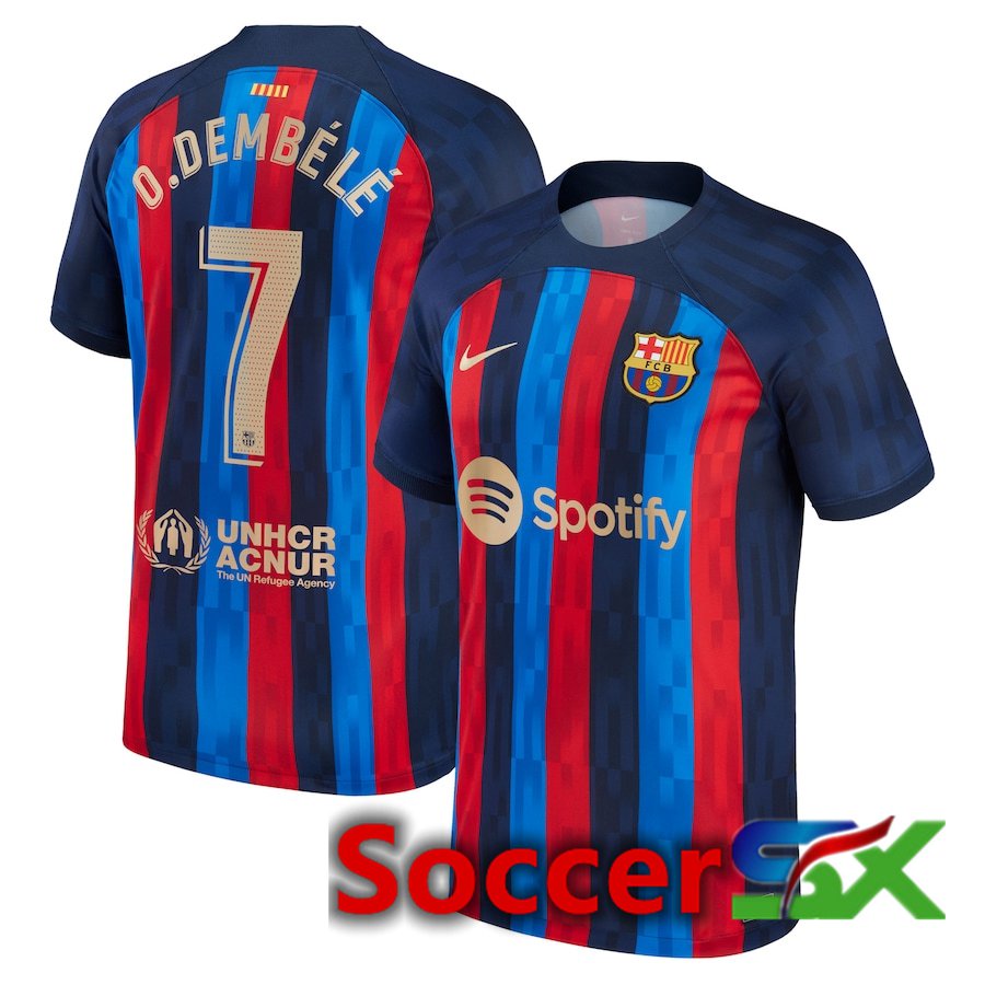 FC Barcelona (O.Dembélé 7) Home Jersey 2022/2023