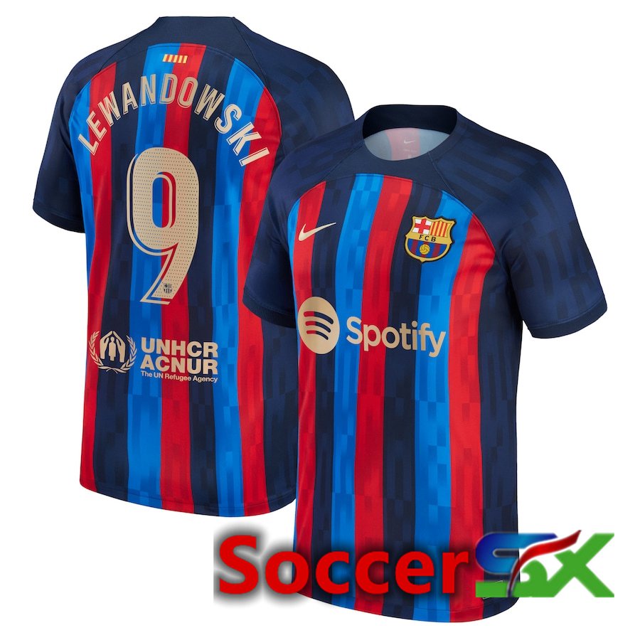 FC Barcelona (Lewandowski 9) Home Jersey 2022/2023