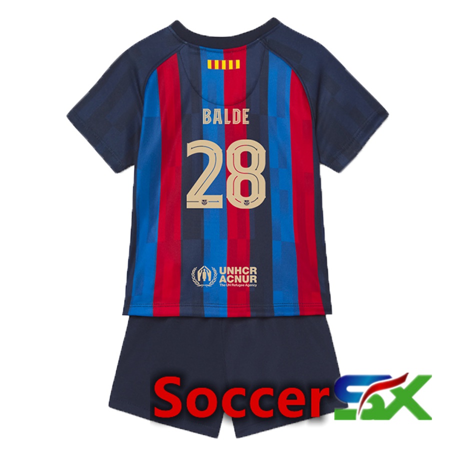 FC Barcelona (Balde 28) Kids Home Jersey 2022/2023