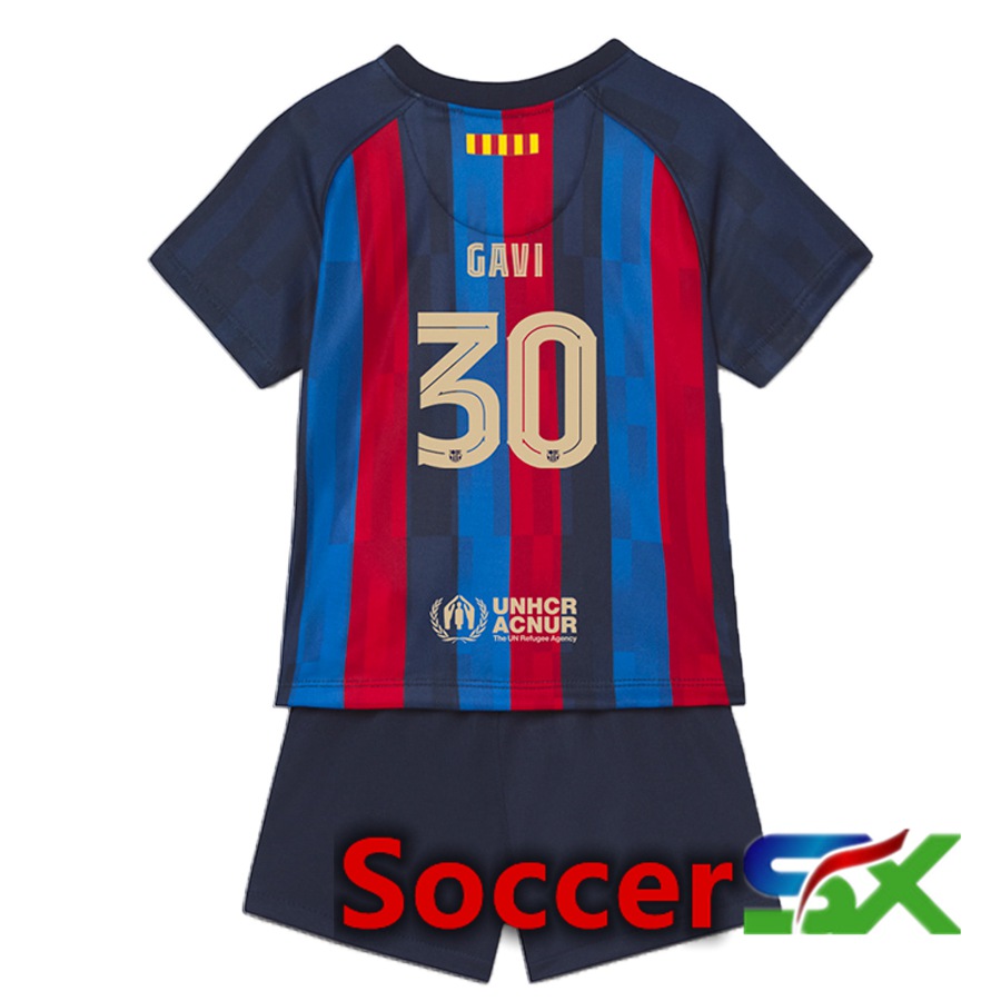 FC Barcelona (Gavi 30) Kids Home Jersey 2022/2023