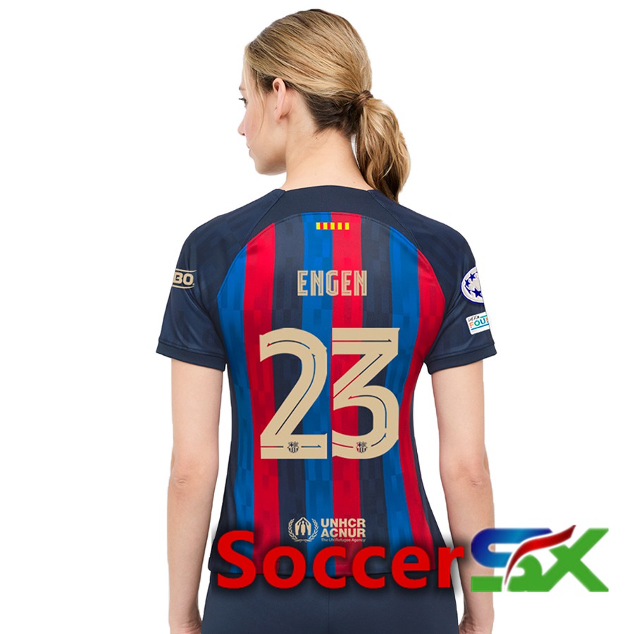 FC Barcelona (Engen 23) Womens Home Jersey 2022/2023