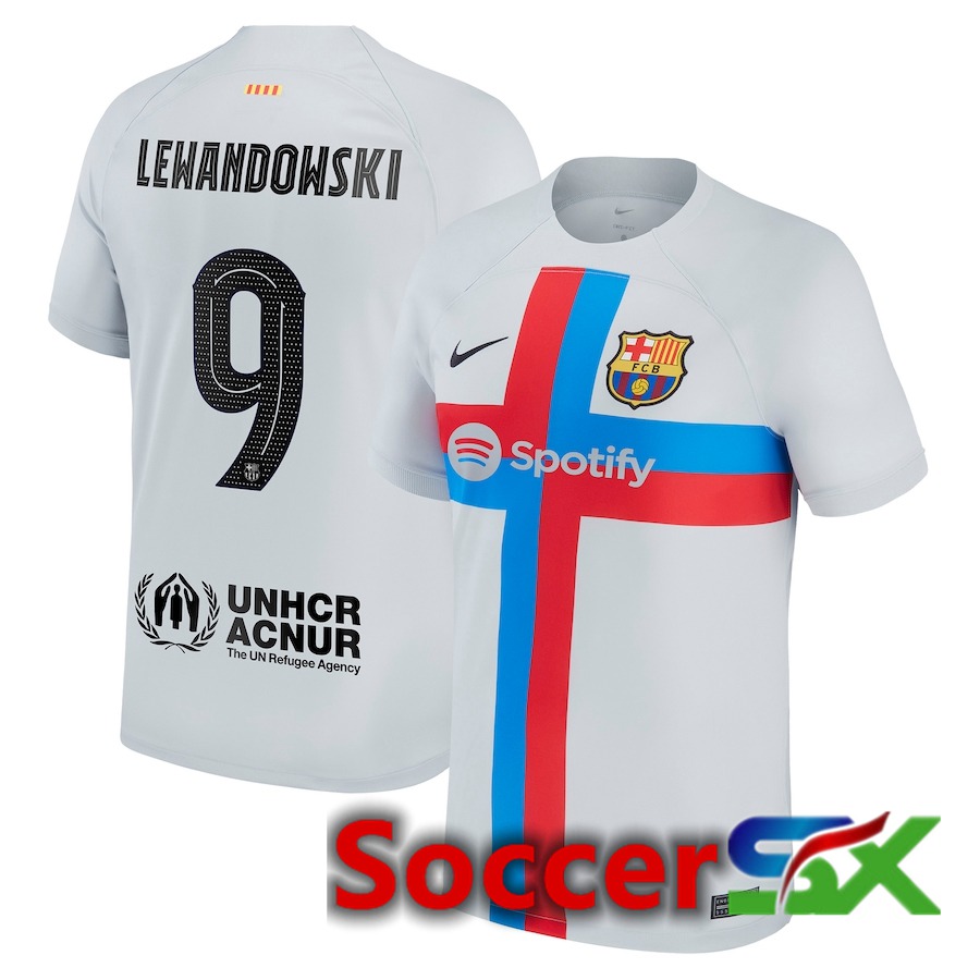 FC Barcelona (Lewandowski 9) Third Jersey 2022/2023