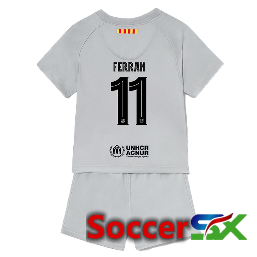 FC Barcelona (Ferran 11) Kids Third Jersey 2022/2023
