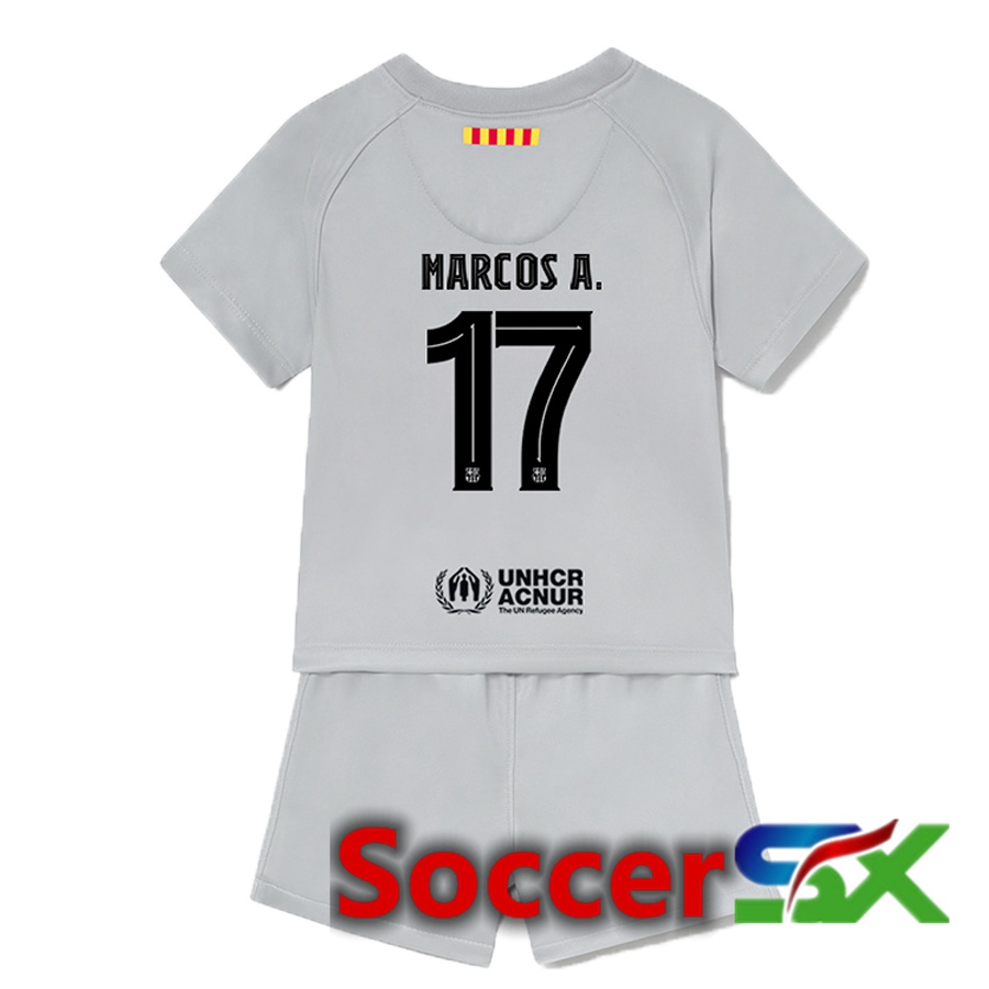 FC Barcelona (Marcos A.17) Kids Third Jersey 2022/2023
