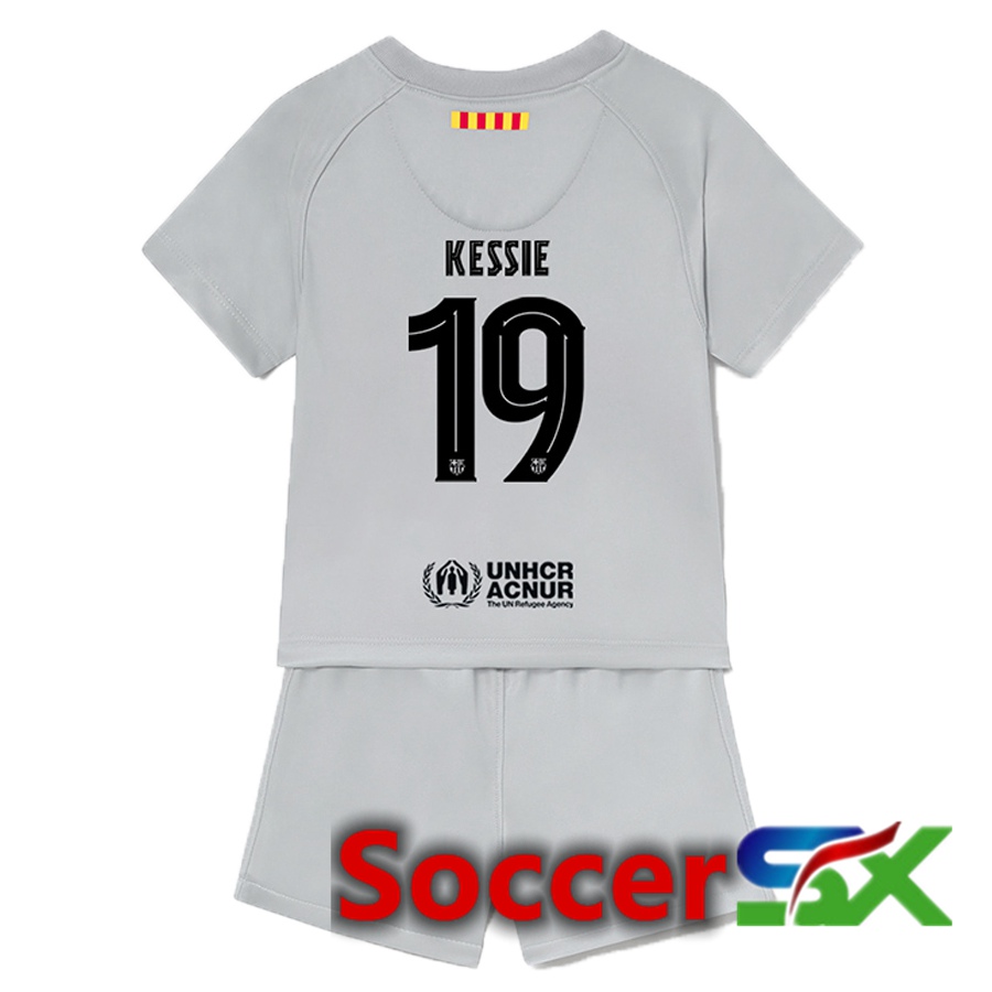 FC Barcelona (Kessie 19) Kids Third Jersey 2022/2023