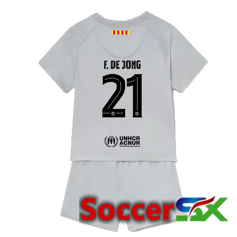 FC Barcelona (F.De Jong 21) Kids Third Jersey 2022/2023