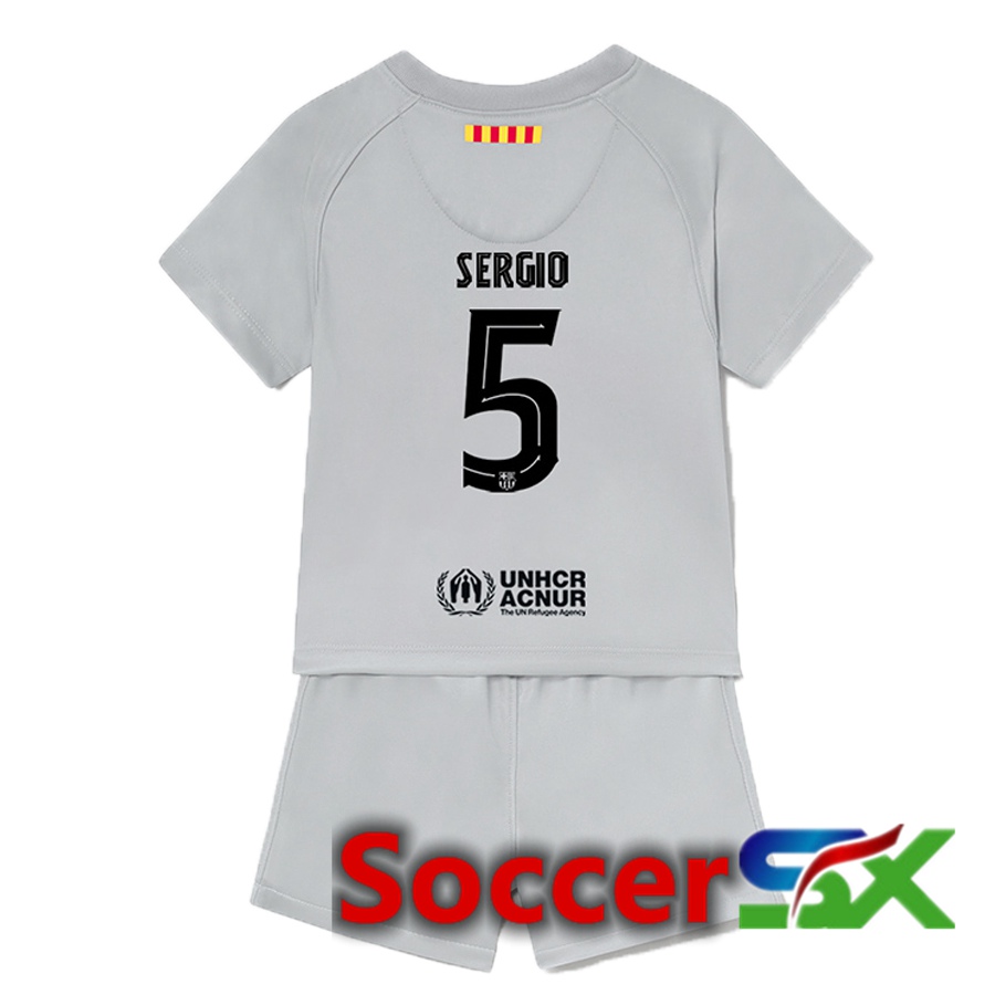 FC Barcelona (Sergio 5) Kids Third Jersey 2022/2023