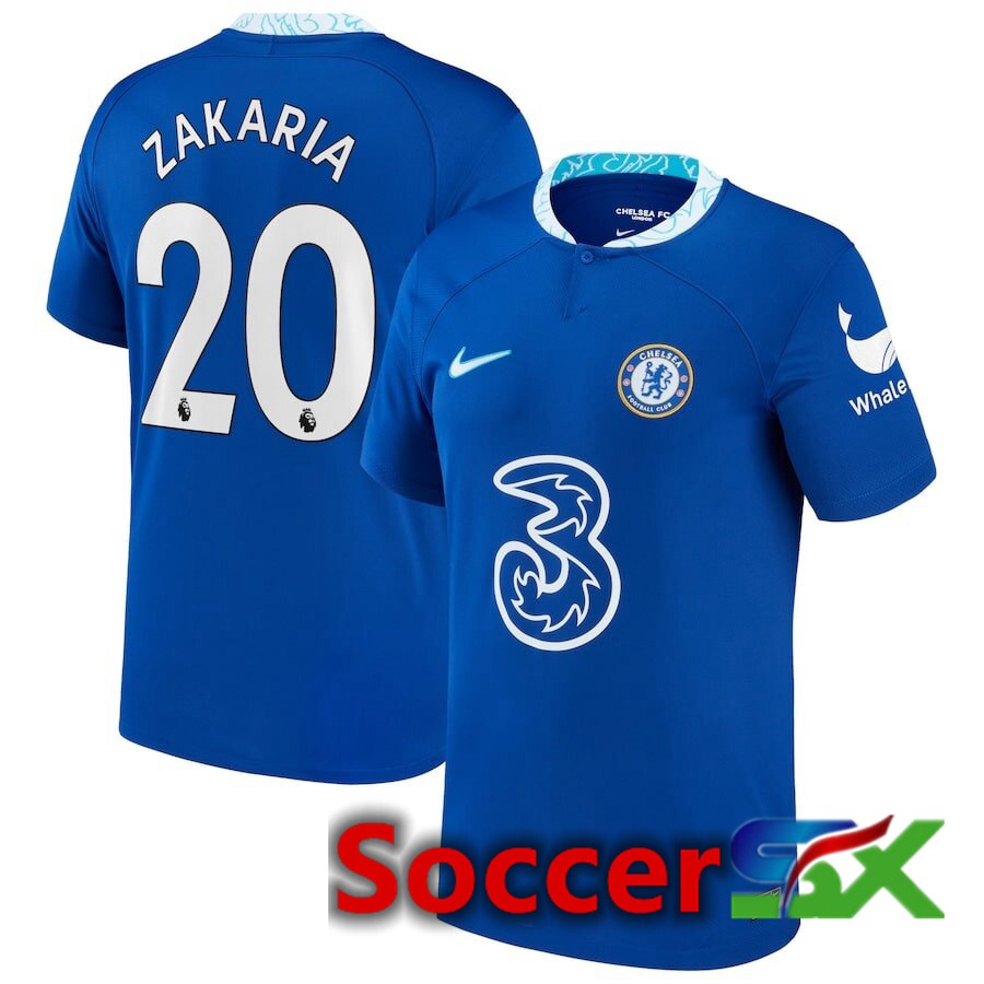 FC Chelsea（ZAKARIA 20）Home Jersey 2022/2023