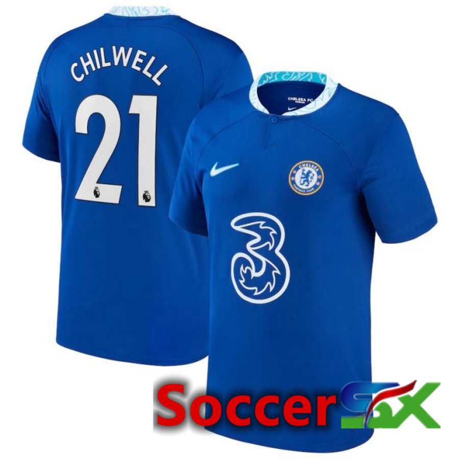 FC Chelsea（CHILWELL 21）Home Jersey 2022/2023