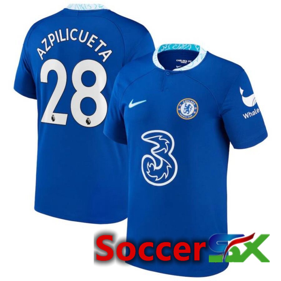 FC Chelsea（AZPILICUETA 28）Home Jersey 2022/2023