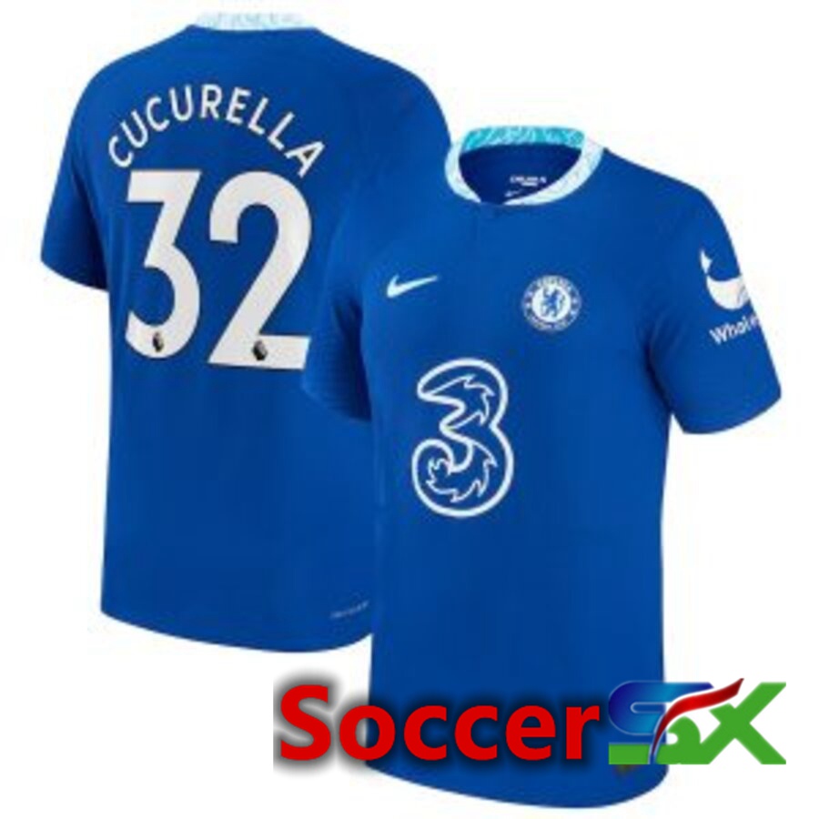 FC Chelsea（CUCURELLA 32）Home Jersey 2022/2023