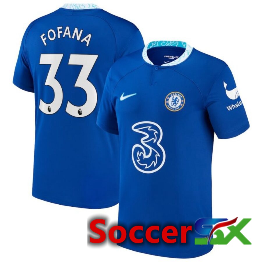 FC Chelsea（FOFANA 33）Home Jersey 2022/2023