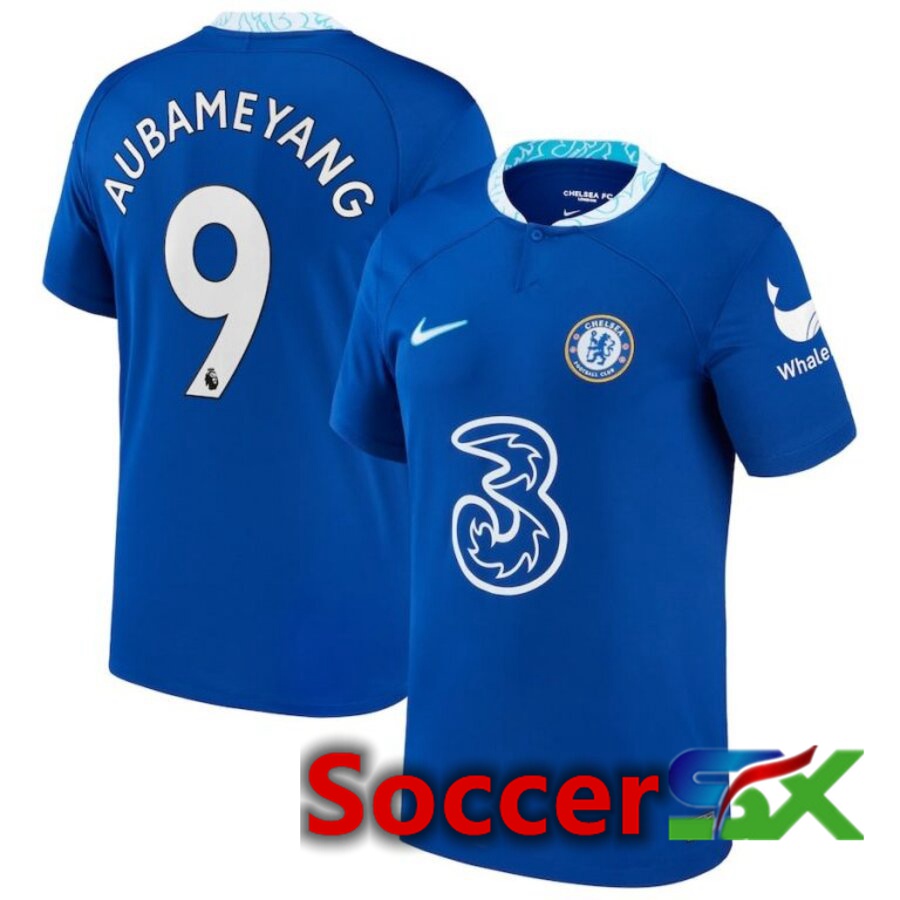 FC Chelsea（AUBAMEYANG 9）Home Jersey 2022/2023