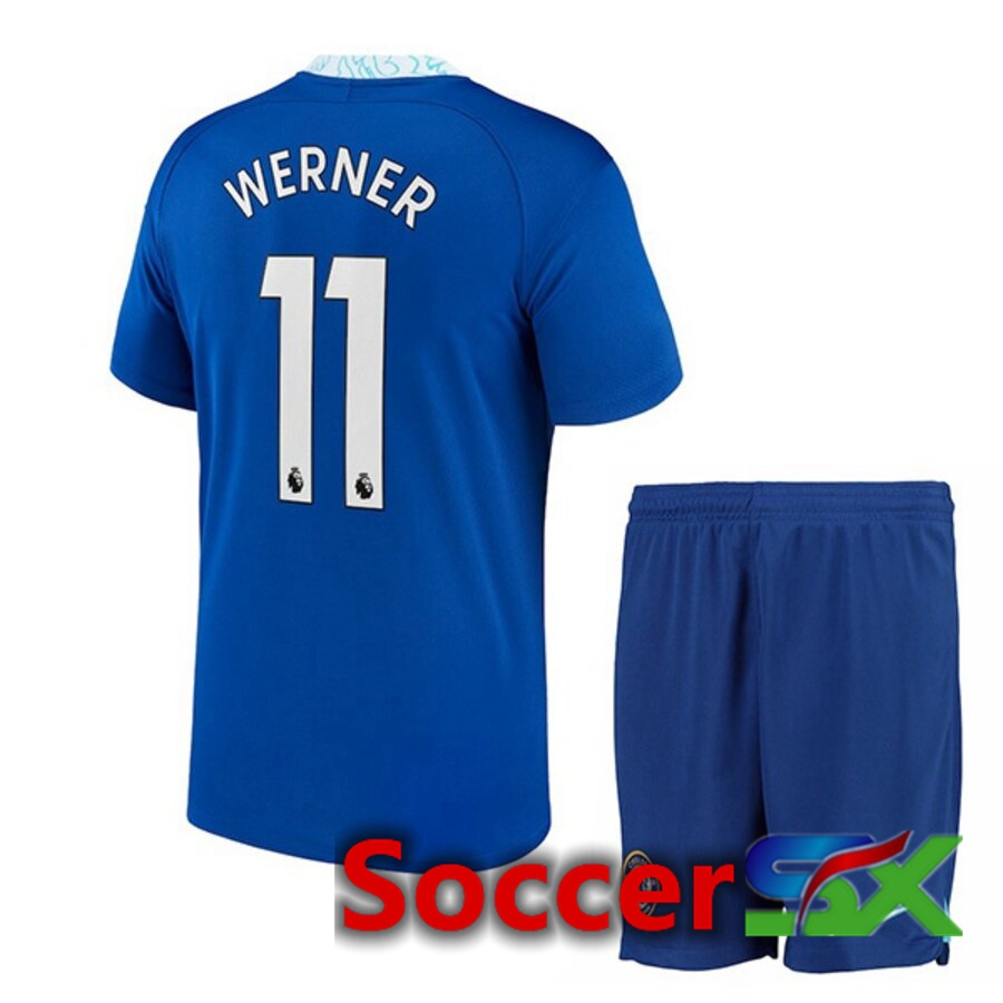 FC Chelsea（WERNER 11）Kids Home Jersey 2022/2023