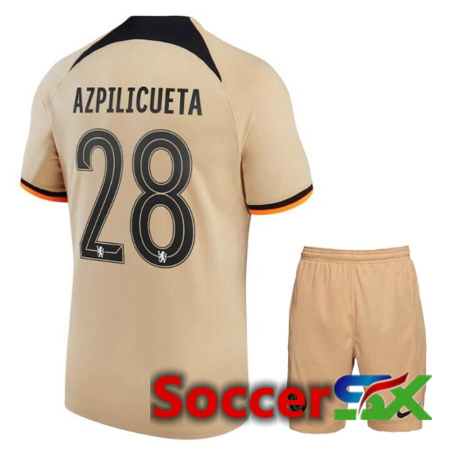 FC Chelsea（AZPILICUETA 28）Kids Third Jersey 2022/2023