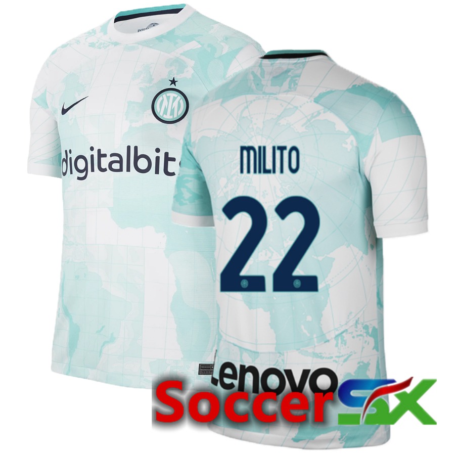 Inter Milan (Milito 22) Away Jersey 2022/2023