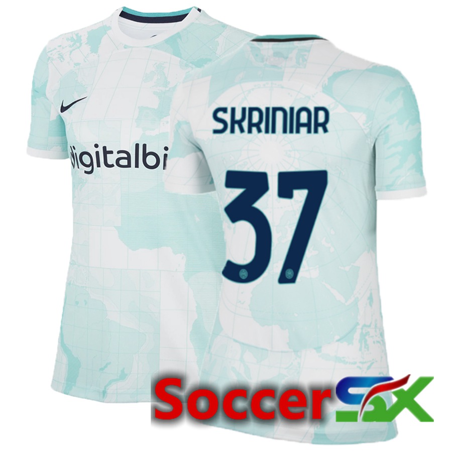 Inter Milan (Skriniar 37) Womens Away Jersey 2022/2023