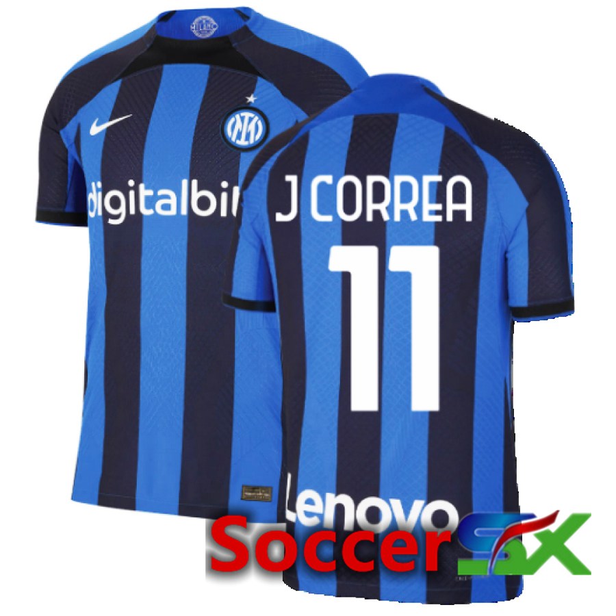 Inter Milan (J Correa 11) Home Jersey 2022/2023