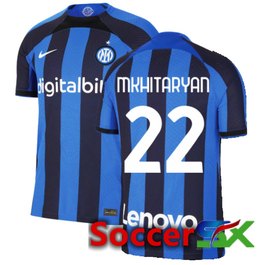 Inter Milan (Mkhitaryan 22) Home Jersey 2022/2023