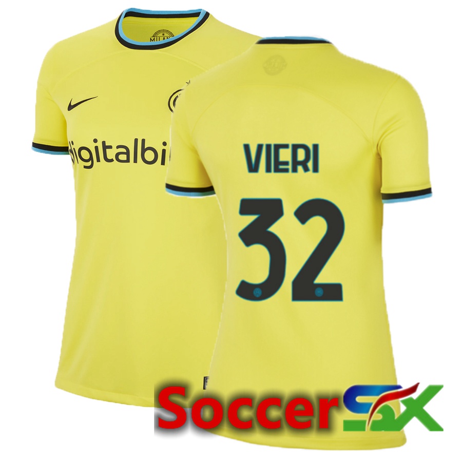 Inter Milan (Vieri 32) Womens Third Jersey 2022/2023