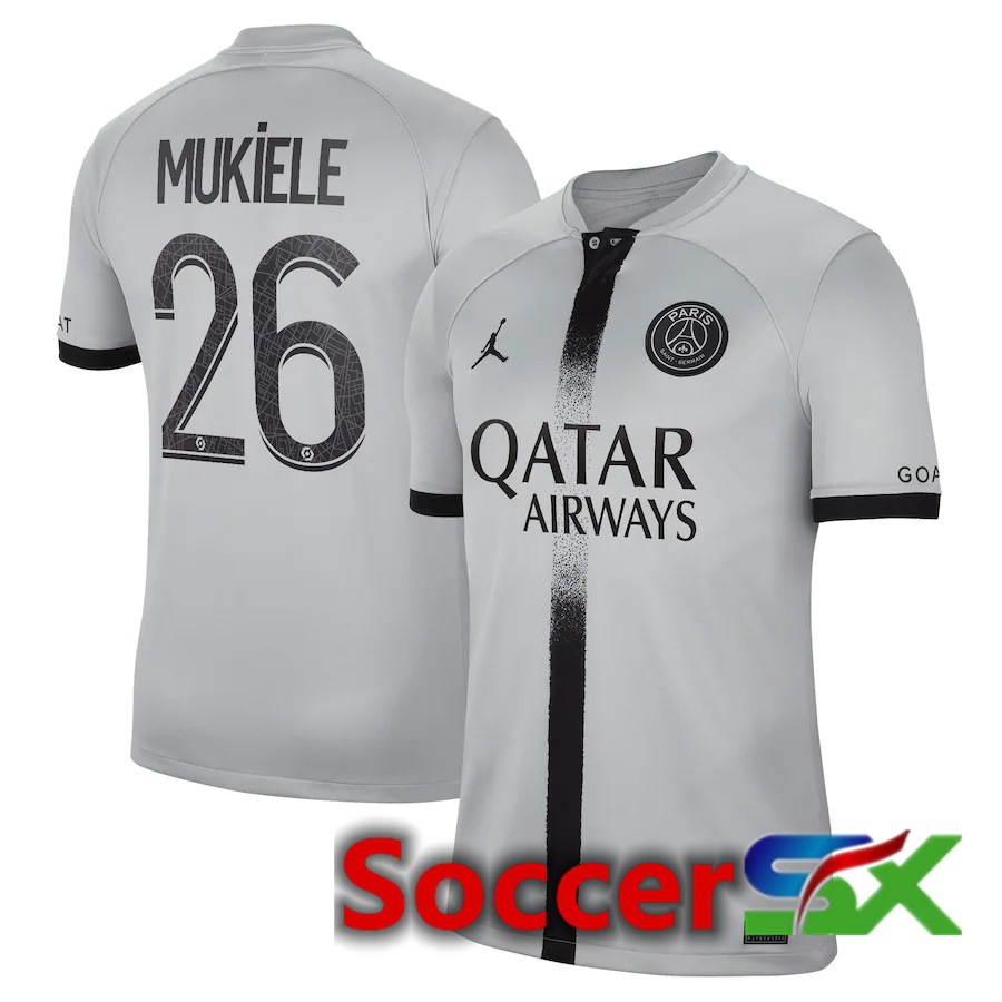 Paris PSG (Mukiele 26) Away Jersey 2022/2023