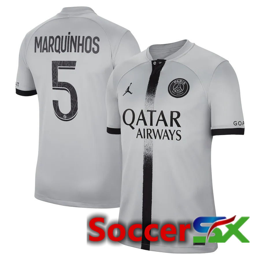 Paris PSG (Marquinhos 5) Away Jersey 2022/2023