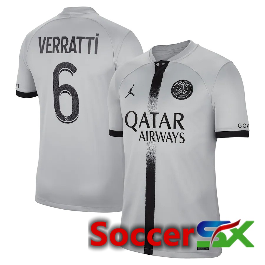 Paris PSG (Verratti 6) Away Jersey 2022/2023