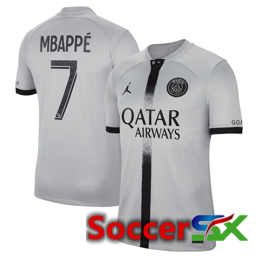 Paris PSG (Mbappé 7) Away Jersey 2022/2023