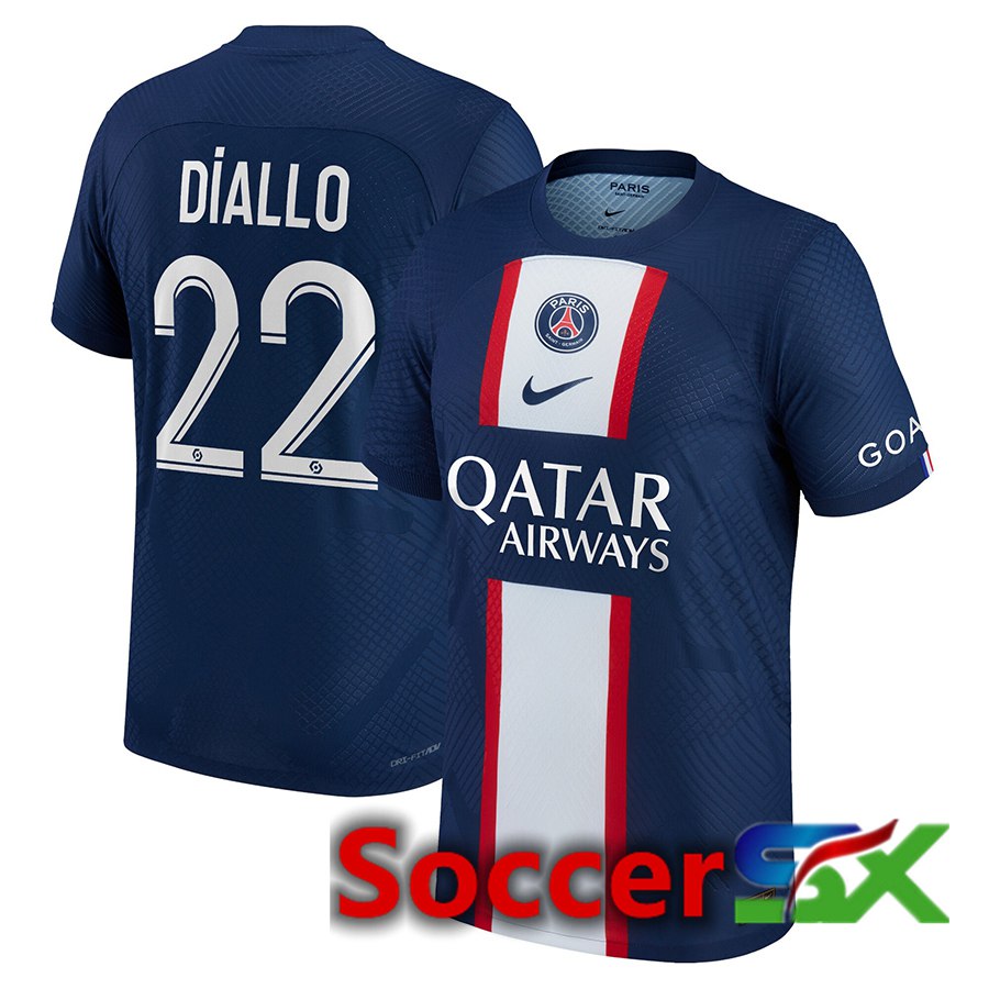 Paris PSG (Diallo 22) Home Jersey 2022/2023